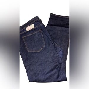 Unbranded Mens Slim Fit Jeans Dark Indigo Wash Denim Pants 5-Pocket Style